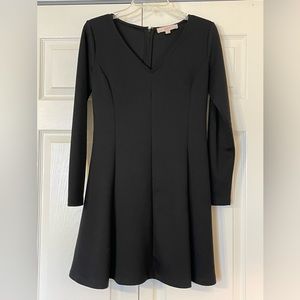 LOFT Black Swing Dress